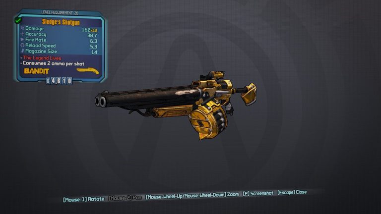 borderlands 2 gibbed codes weapons