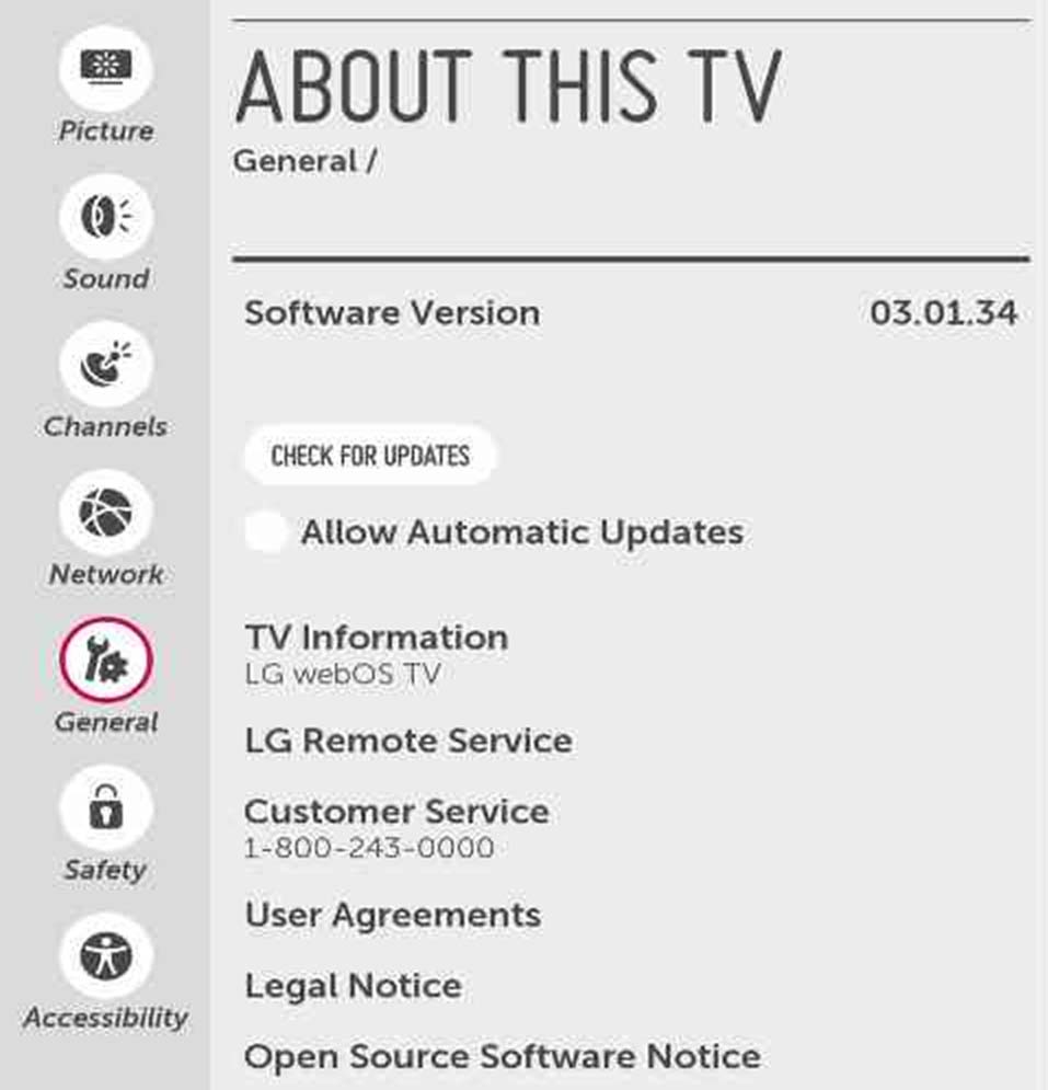 How To Reset LG Television to Factory Settings? - Tapvity